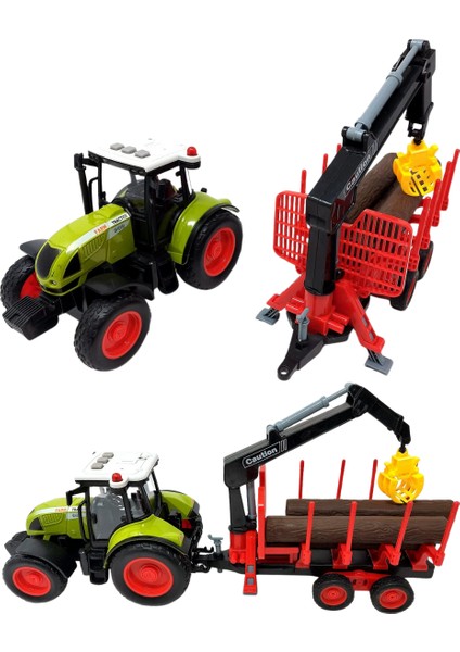 Oyuncak Sesli ve Pilli Römorklu Traktör 1:16 - CTOY-WY900M indirimleri