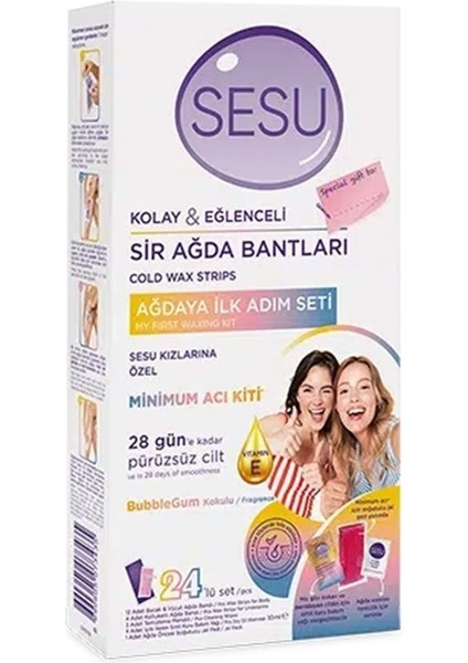 Yumuşak Ağda Bandı 24'lü Paket, Ilk Adım Serisi, 3'lü Set fiyatları