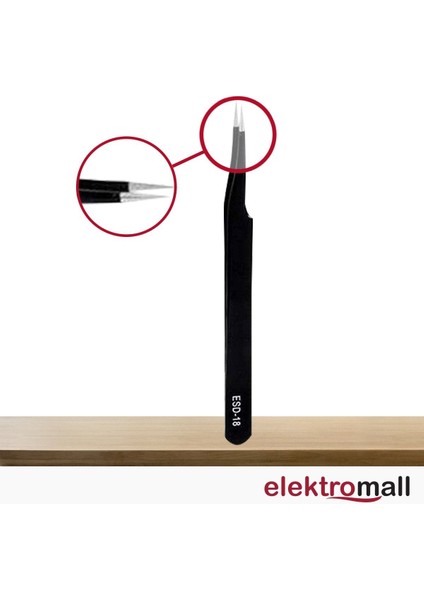 Antistatik Siyah Cımbız, Hassas Elektronik Parçalar Için Uygun fiyatları