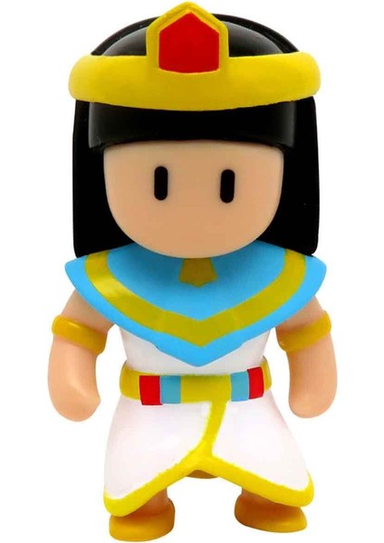Stumble Guys 3'lü Mini Figür Seri 4 - Cleopatra - Stumblestein - Dead Fred modelleri