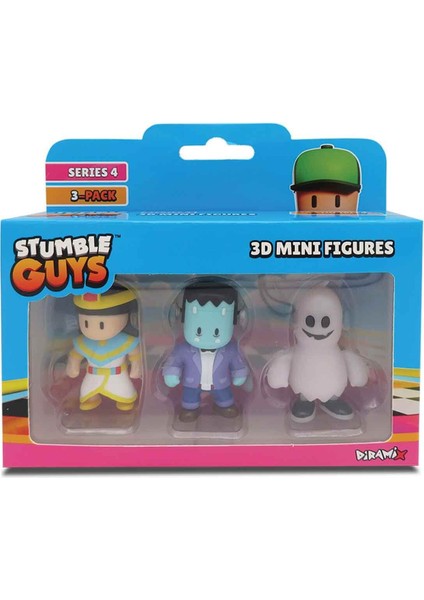 Stumble Guys 3'lü Mini Figür Seri 4 - Cleopatra - Stumblestein - Dead Fred indirimleri