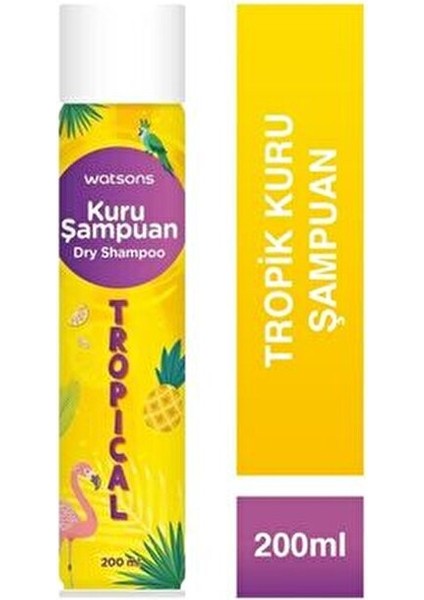 Kuru Şampuan Tropik Nemlendirici Özelliğiyle Normal Saçlar İçin 200 ml fiyatları