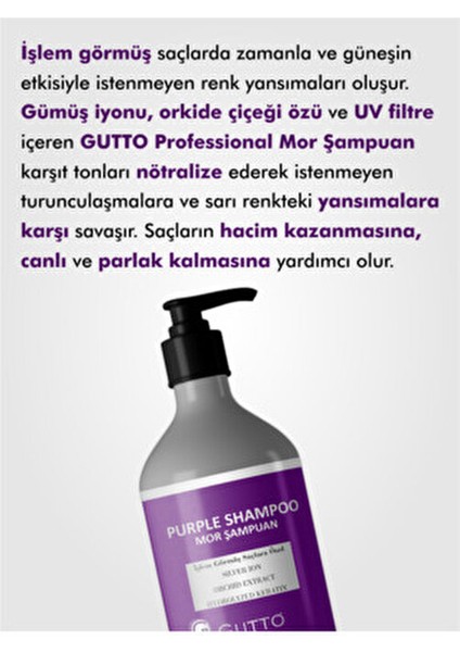 Mor Şampuan İşlem Görmüş Saçlar İçin Onarıcı Etki 500 ml Keratinli Formül fırsatları