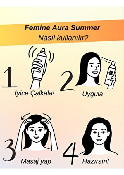 Feminine Aura Summer Kuru Şampuan Hacim Verici Etki 200 ml Tüm Saçlar İçin