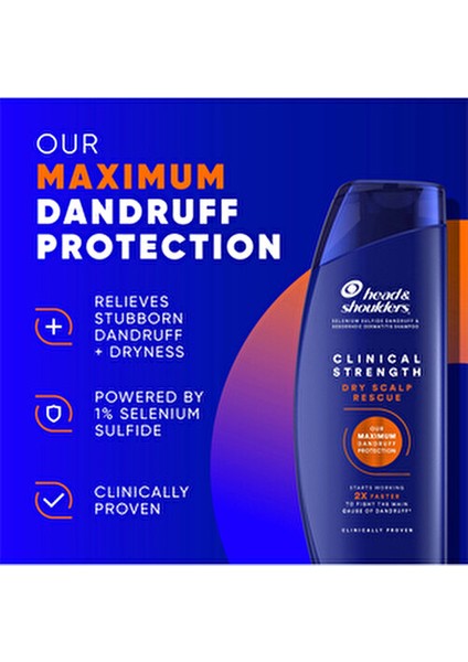 Clinical Strength Şampuan Kepek Önleyici Etkiyle 400 ml Tüm Saçlar İçin indirimleri