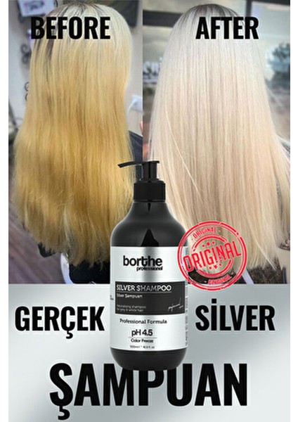 Silver Şampuan Boyalı Saçlar İçin Yenileyici Etki 500 ml Kadın Kullanıcılar İçin modelleri