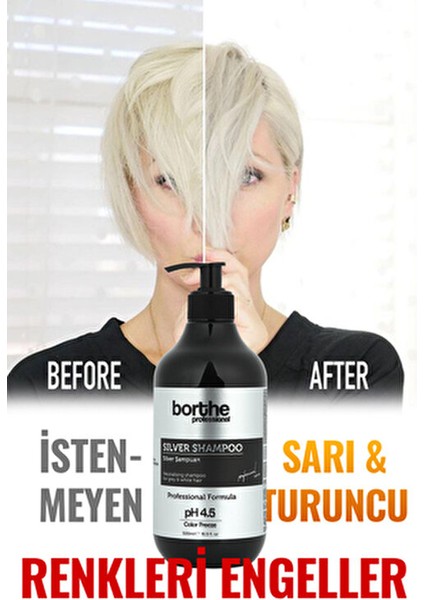 Silver Şampuan Boyalı Saçlar İçin Yenileyici Etki 500 ml Kadın Kullanıcılar İçin indirimleri