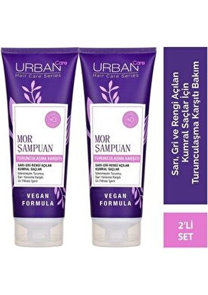 Mor Şampuan Renk Düzenleyici Bakım 250 ml Tüm Saçlar İçin Avantage Set fiyatları