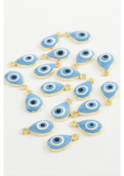 Msa-Shop Damla Tek Kulp Mineli Bileklik ve Kolye Ucu Aparatı 1 Adet-Mavi fiyatları