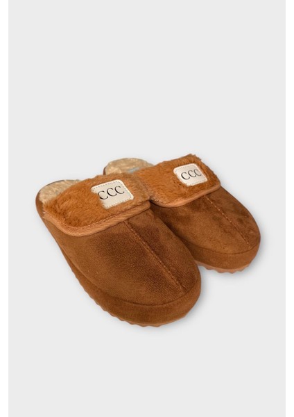 Içi Peluş Ses Yapmaz Eva Taban Kadın Evterliği Taba modelleri