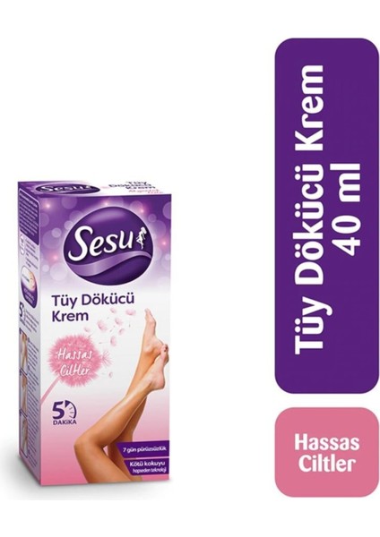 Hassas Ciltler Için Tüy Dökücü Krem 40 Ml, Etkili ve Güvenli Kullanım fiyatları