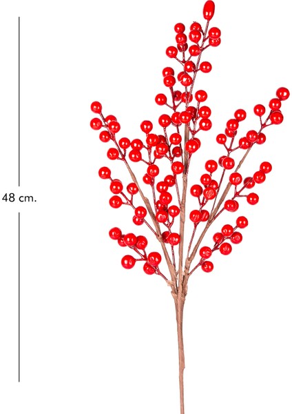 Yılbaşı Süsü Pike Berry Kokina Kırmızı 48 Cm. modelleri