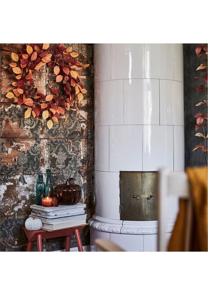 Höstagılle Yapay Çelenk Çok Renkli 60 Cm Iç Dış Mekan modelleri