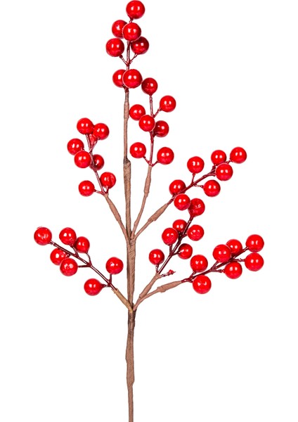 Yılbaşı Süsü Pike Berry Kokina Kırmızı 40 Cm.