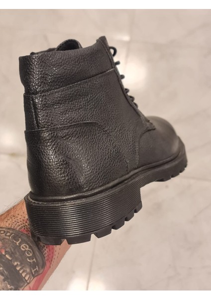 Hakiki Deri Erkek Bot Iç Fermuar ve Bağcıklı Anılbey Garantili fırsatları
