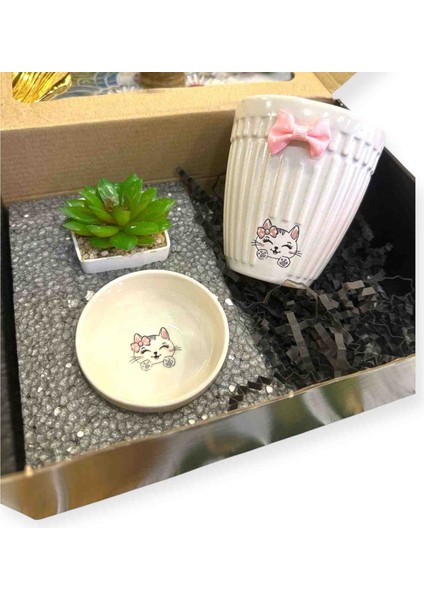 Kedi Kahve Bardak Set 3 Parça fırsatları