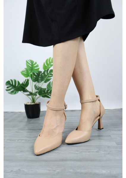 Kadın Karnıyarık Kare Agız Topuklu Ayakkabı modelleri