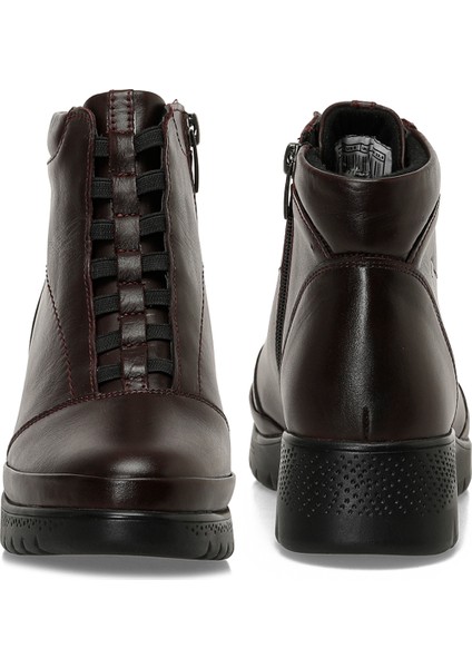 105653.Z5PR Bordo Kadın Dolgu Topuk Bot indirimleri