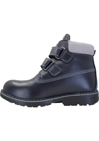 Ortopedik Çocuk Unisex Deri Bot 1232 - Lacivert , Gri modelleri