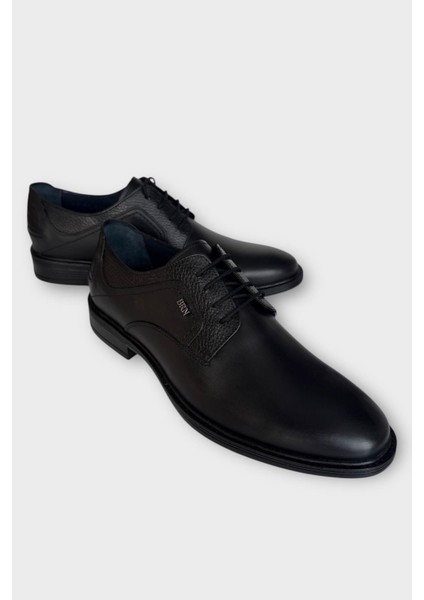 Erkek Hakiki Deri Ayakkabı Siyah - Füme modelleri