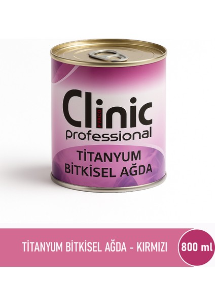 Kırmızı Bitkisel Ağda, 800 Ml, Doğal ve Etkili Ağda Çözümü