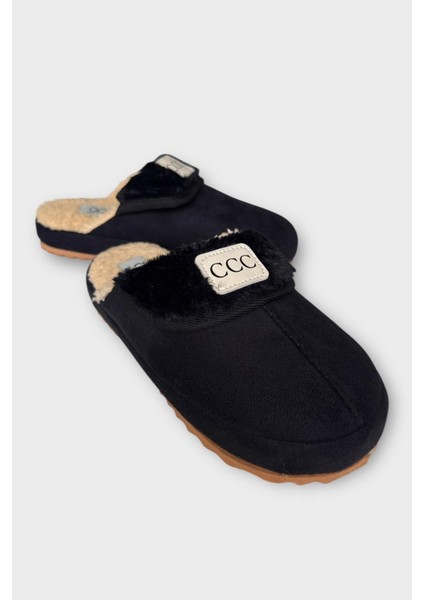 Içi Peluş Ses Yapmaz Eva Taban Kadın Evterliği Siyah fiyatları