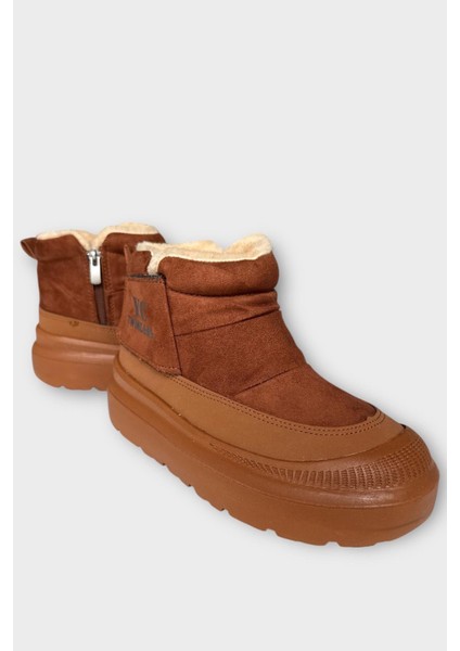 Nubuk Içi Kürklü Kalın Taban Kadın Bot Taba fiyatları