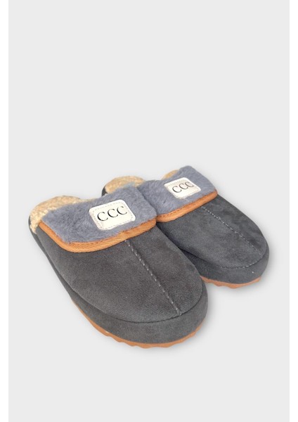 Içi Peluş Ses Yapmaz Eva Taban Kadın Evterliği Füme modelleri