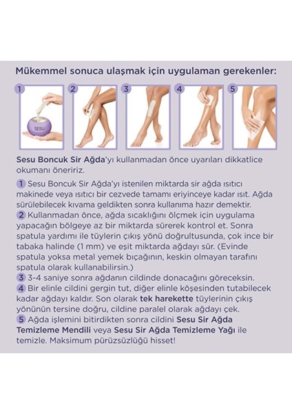 Yumuşak Sir Ağda 250GR (3'lü Set) - Güzel ve Pürüzsüz Cilt Için Tercih Edin