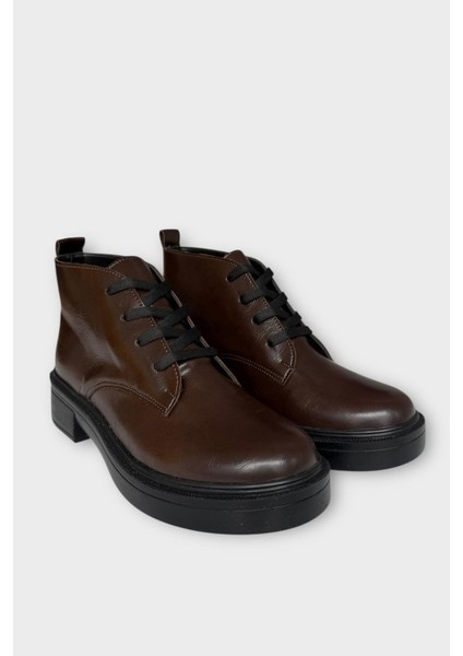 Kauçuk Yüksek Taban Kadın Bot Kahverengi modelleri
