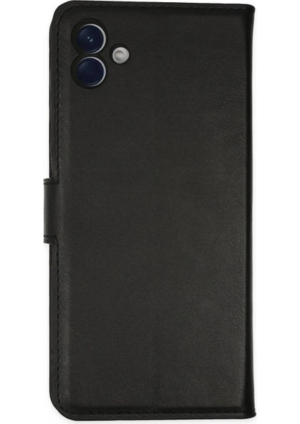 Samsung Galaxy A04 Kılıf Trend S Plus Kapaklı Kılıf - Siyah