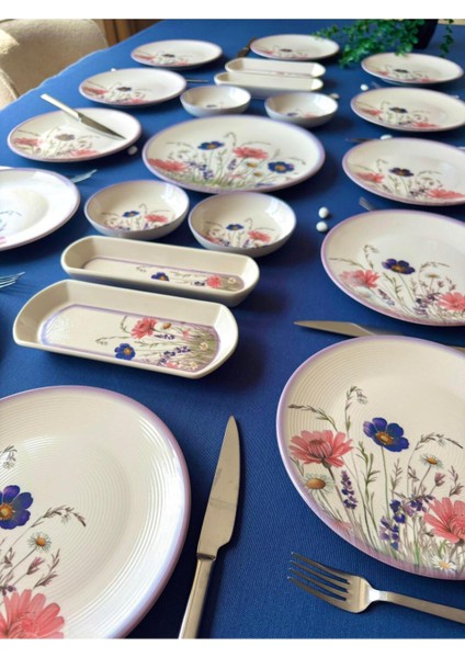 Hercai Serisi 12 Kişilik 21 Parça Kahvaltı Takımı modelleri