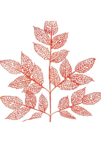 Yapay Simli Yaprak Dal Kırmızı 90 Cm. fiyatları