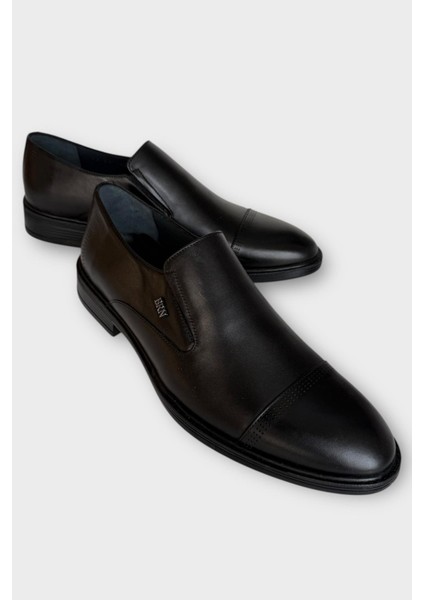 Erkek Hakiki Deri Ayakkabı Siyah - Füme fiyatları