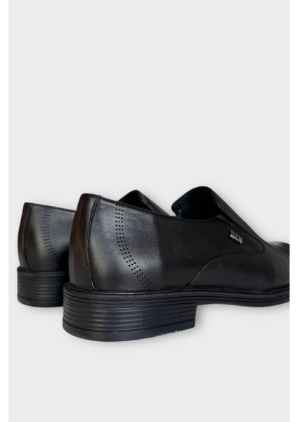 Erkek Hakiki Deri Ayakkabı Siyah - Füme indirimleri