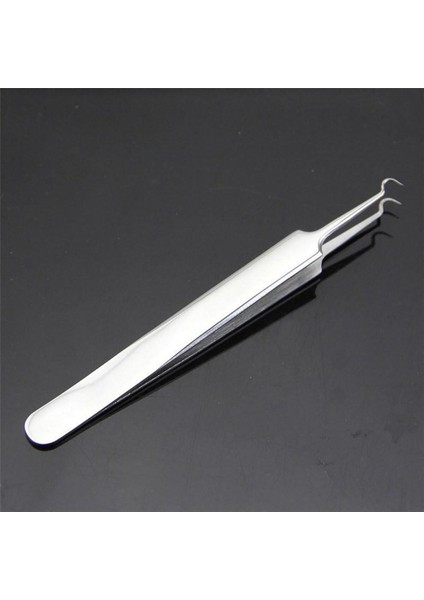 Paslanmaz Çelik Sivilce ve Siyah Nokta Temizleme Cımbızı Çengel Uç fırsatları