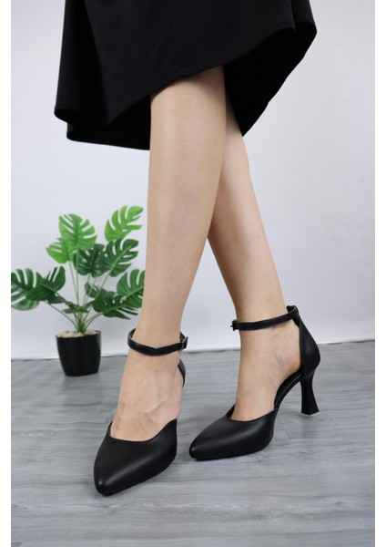 Kadın Karnıyarık Kare Agız Topuklu Ayakkabı modelleri