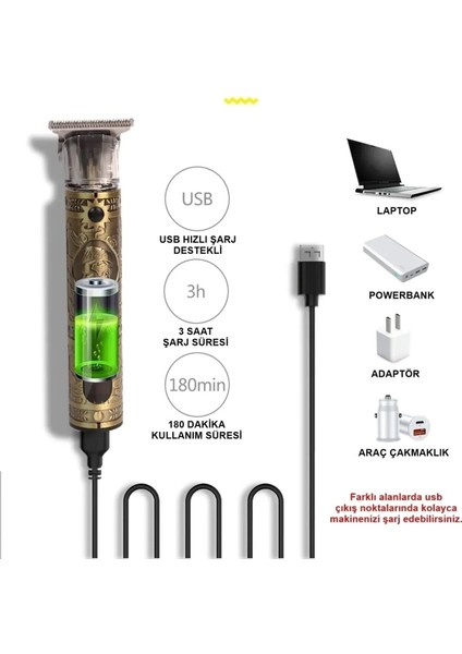 T-Bıçaklı Çok Fonksiyonlu Vücut ve Yüz Tıraş Makinesi, Lazer Epilasyon Hazırlık modelleri
