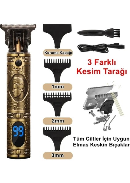 T-Bıçaklı Çok Fonksiyonlu Vücut ve Yüz Tıraş Makinesi, Lazer Epilasyon Hazırlık indirimleri