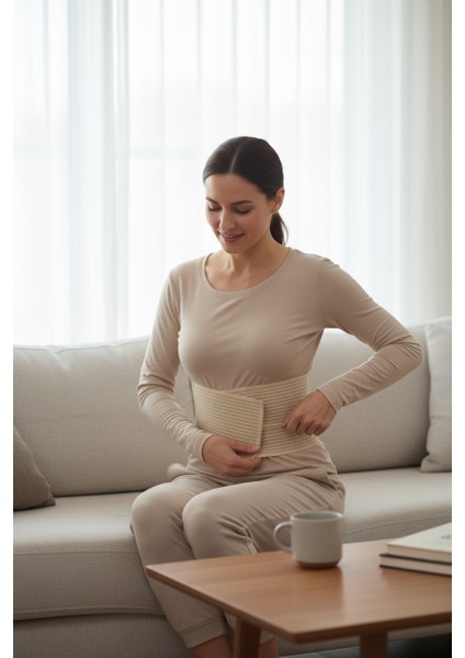 Comfort Adominal Standart 65-120CM Bel Karın Korse - Karın Destekli, Ameliyat Sonrası Kullanım Için Bej Renk 26CM fırsatları