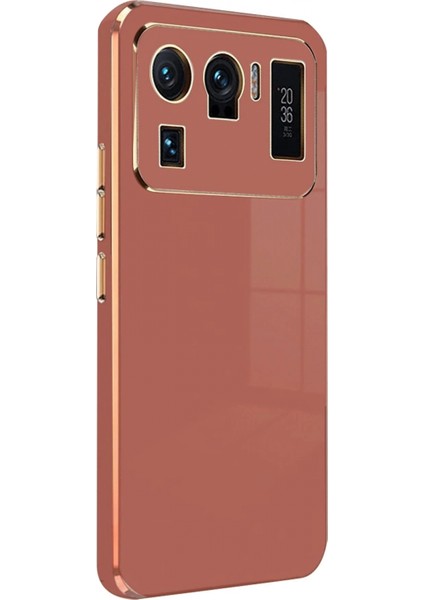 Xiaomi Mi 11 Ultra Kılıf Volet Silikon - Kırmızı modelleri