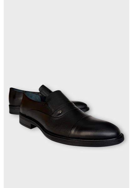 Erkek Hakiki Deri Ayakkabı Siyah - Füme modelleri