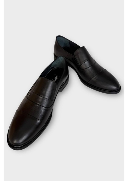 Erkek Hakiki Deri Ayakkabı Siyah - Füme fırsatları