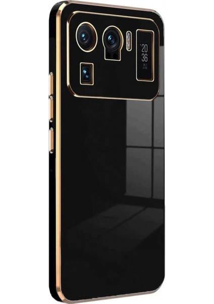 Xiaomi Mi 11 Ultra Kılıf Volet Silikon - Siyah modelleri