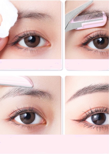 Taraklı Kaş Makasıyla Kolay ve Güzel Kaş Şekli Yaratın modelleri