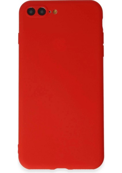 iPhone 7 Plus Kılıf First Silikon - Kırmızı