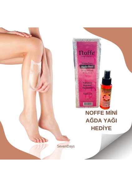 Düzenli ve Dayanıklı, Dilimli Ağda Bezi 10 Metre, Profesyonel Kullanım Için Ideal