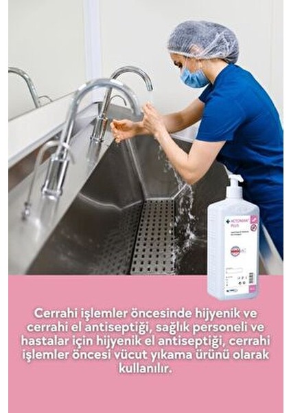Man® Plus Sıvı Sabun El ve Cilt Antiseptiği %4 Klorheksidin Glukonat 1 Litre fırsatları