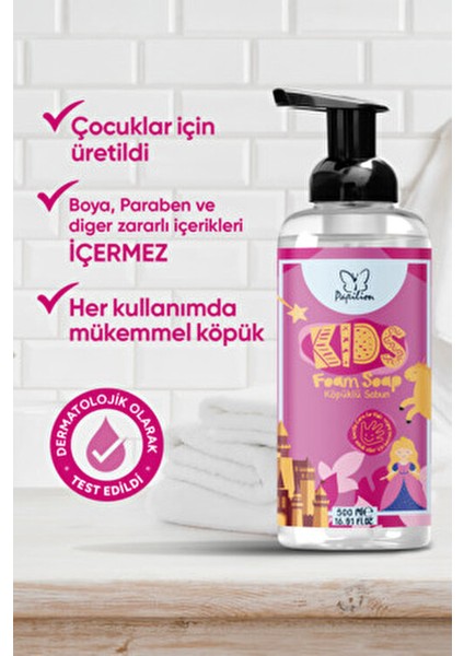 Kids Mavi Macera Köpük Sabun Çocuklara Özel 2X500 ml fırsatları