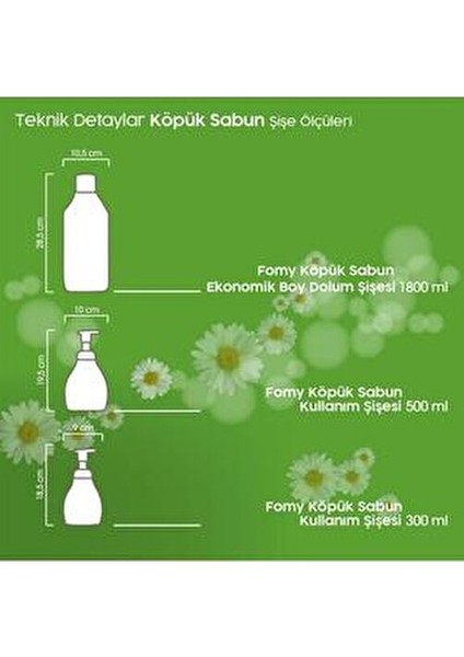 Doğal Köpük Sabun Ciltle Uyumlu Kremsi Yapıda 500 ml Paraben İçermez indirimleri